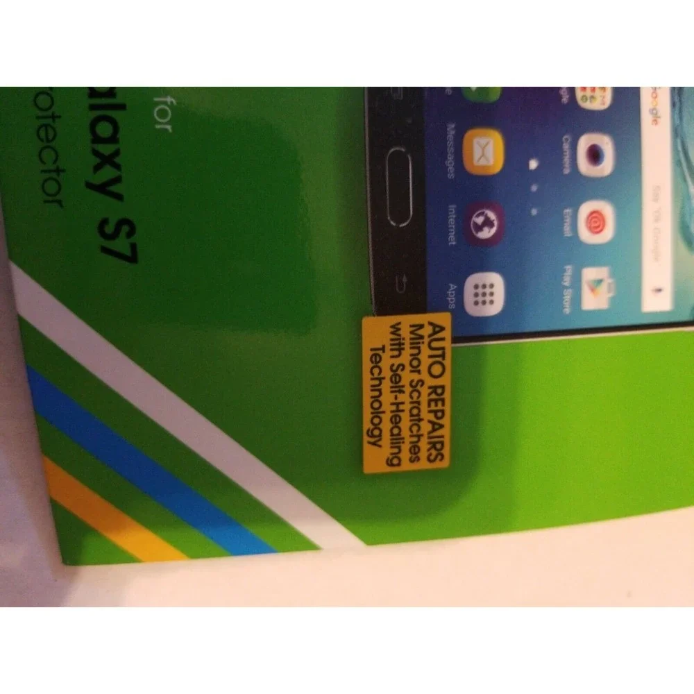 Full Cover Screen Protector For Samsung Galaxy S7 NIB Cricket